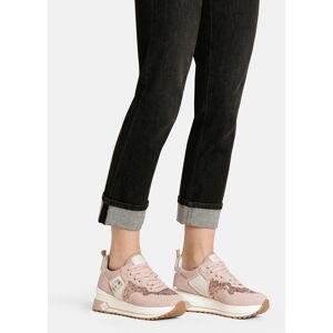 LIUJO Sneakers À Plateforme En Paillettes, Chair, 40 - Publicité LIUJO Sneakers À Plateforme En Paillettes, Chair, 40 - Publicité