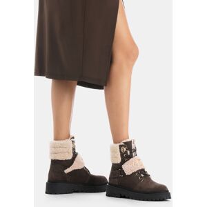 LIUJO Rangers En Daim Avec Détails Aspect Chaud, Ébène, 38 - Publicité LIUJO Rangers En Daim Avec Détails Aspect Chaud, Ébène, 38 - Publicité