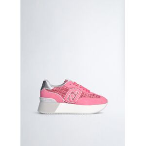 Liu Jo Sneakers Donna Fuchsia - Plateforme, Tweed, Velours - Sneakers - Publicité Liu Jo Sneakers Donna Fuchsia - Plateforme, Tweed, Velours - Sneakers - Publicité