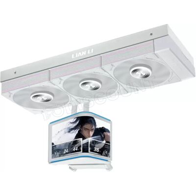 Lian-Li Kit Watercooling AIO Lian Li HydroShift II OLED P28 RGB - 360mm (Blanc) - Publicité Lian-Li Kit Watercooling AIO Lian Li HydroShift II OLED P28 RGB - 360mm (Blanc) - Publicité
