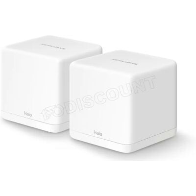 Système WiFi Mesh Mercusys Halo H30G AC1300 (2 pièces) - Publicité Système WiFi Mesh Mercusys Halo H30G AC1300 (2 pièces) - Publicité
