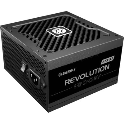 Alimentation ATX Enermax Revolution ATX 3.1 - 1200W (Noir) - Publicité Alimentation ATX Enermax Revolution ATX 3.1 - 1200W (Noir) - Publicité