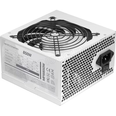 Alimentation ATX Mars Gaming MPIII - 850W (Blanc) - Publicité Alimentation ATX Mars Gaming MPIII - 850W (Blanc) - Publicité