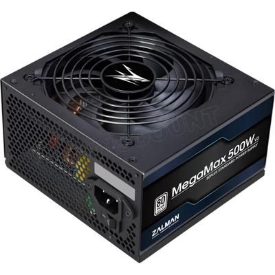 Alimentation ATX Zalman MegaMax TXII - 500W (Noir) - Publicité Alimentation ATX Zalman MegaMax TXII - 500W (Noir) - Publicité