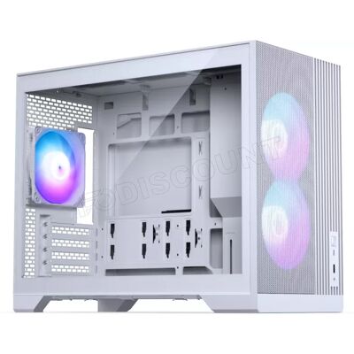 Boitier Mini Tour Micro ATX Phanteks XT M3 RGB avec panneau vitré (Blanc) - Publicité Boitier Mini Tour Micro ATX Phanteks XT M3 RGB avec panneau vitré (Blanc) - Publicité