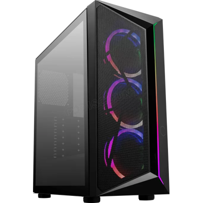 Boitier Moyen Tour ATX Cooler Master CMP 510 RGB avec panneau vitré (Noir) - Publicité Boitier Moyen Tour ATX Cooler Master CMP 510 RGB avec panneau vitré (Noir) - Publicité