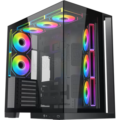 Boitier Moyen Tour ATX Xigmatek Aqua 7 RGB avec panneaux vitrés (Noir) - Publicité Boitier Moyen Tour ATX Xigmatek Aqua 7 RGB avec panneaux vitrés (Noir) - Publicité