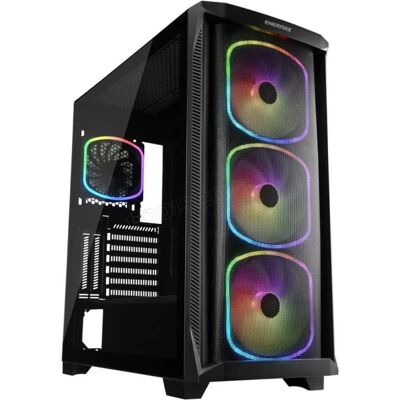 Boitier Moyen Tour E-ATX Enermax StarryKnight SK30 RGB avec panneaux vitrés (Noir) - Publicité Boitier Moyen Tour E-ATX Enermax StarryKnight SK30 RGB avec panneaux vitrés (Noir) - Publicité