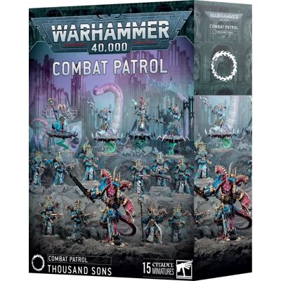 Games Workshop Warhammer 40k - Patrouille Thousand Sons (2025) - Publicité Games Workshop Warhammer 40k - Patrouille Thousand Sons (2025) - Publicité