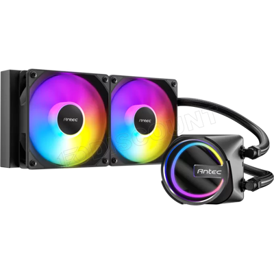 Kit Watercooling AIO Antec Skeleton RGB - 240mm (Noir) - Publicité Kit Watercooling AIO Antec Skeleton RGB - 240mm (Noir) - Publicité