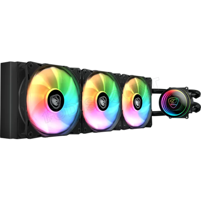 Cougar Gaming Kit Watercooling AIO Cougar Poseidon Elite RGB - 360mm (Noir) - Publicité Cougar Gaming Kit Watercooling AIO Cougar Poseidon Elite RGB - 360mm (Noir) - Publicité