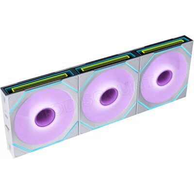 Lian-Li Lot de 3 Ventilateurs de boitier Lian Li Uni Fan SL-Infinity Flex Reverse RGB - 12cm avec contrôleur (Blanc) - Publicité Lian-Li Lot de 3 Ventilateurs de boitier Lian Li Uni Fan SL-Infinity Flex Reverse RGB - 12cm avec contrôleur (Blanc) - Publicité
