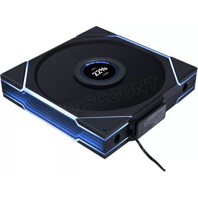 Lian-Li Ventilateur de boitier Lian Li Uni Fan TL Wireless LCD Reverse RGB - 14cm (Noir) - Publicité Lian-Li Ventilateur de boitier Lian Li Uni Fan TL Wireless LCD Reverse RGB - 14cm (Noir) - Publicité