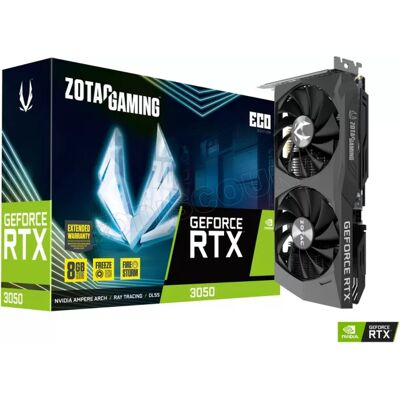 Carte Graphique Nvidia Zotac GeForce RTX 3050 Eco 8Go - Publicité Carte Graphique Nvidia Zotac GeForce RTX 3050 Eco 8Go - Publicité
