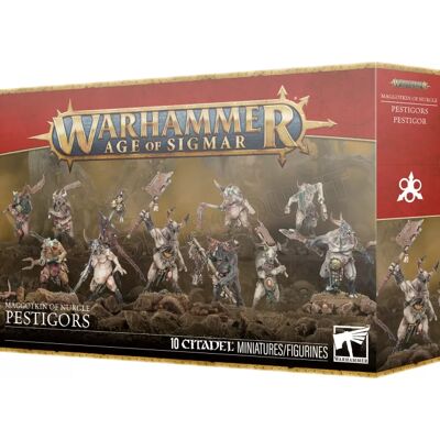 Games Workshop Warhammer AoS - Maggotkin of Nurgle : Pestigors - Publicité Games Workshop Warhammer AoS - Maggotkin of Nurgle : Pestigors - Publicité