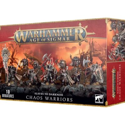 Games Workshop Warhammer AoS - Slave to Darkness Guerriers du Chaos - Publicité Games Workshop Warhammer AoS - Slave to Darkness Guerriers du Chaos - Publicité