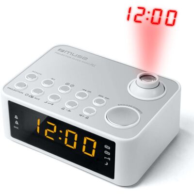 Radio réveil MUSE M 178 PW - Publicité Radio réveil MUSE M 178 PW - Publicité