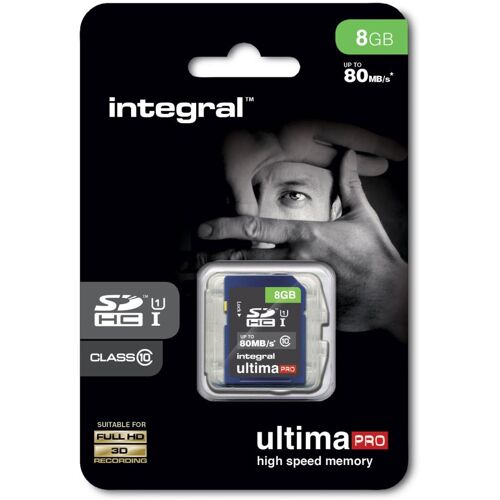Carte secure digital INTEGRAL SDHC 8 GO CL 10/80 Image