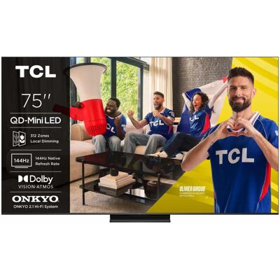 Tv led 75'' TCL 75C6KPRO - Publicité Tv led 75'' TCL 75C6KPRO - Publicité