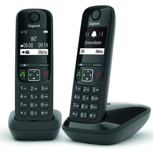 Téléphone sans fil GIGASET SIEMENS GIGA AS 690 DUO NOIR Image