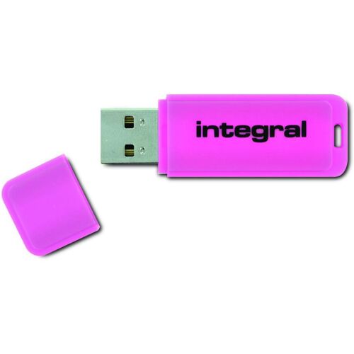 Cle usb INTEGRAL NEON ROSE 128 GO Image