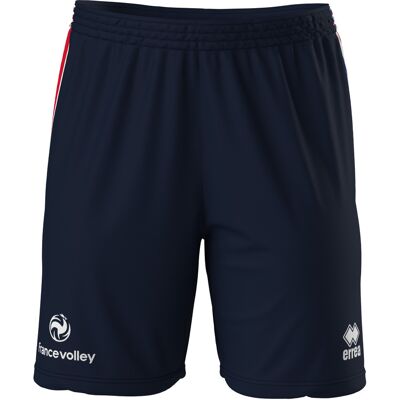 Shorts de sport pour femmes Errea Équipe de France Bleue - Entraînement & Loisir - Publicité Shorts de sport pour femmes Errea Équipe de France Bleue - Entraînement & Loisir - Publicité
