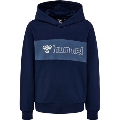 Sweat à Capuche Hummel - hmlAtlas - Black Iris - Coton biologique - Polyester recyclé - Publicité Sweat à Capuche Hummel - hmlAtlas - Black Iris - Coton biologique - Polyester recyclé - Publicité