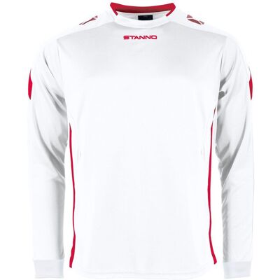 Maillot manches longues enfant Stanno Drive Match Blanc 12 ans - Publicité Maillot manches longues enfant Stanno Drive Match Blanc 12 ans - Publicité