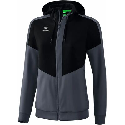 Veste à capuche femme Erima Tracktop Squad Noir 36 - Publicité Veste à capuche femme Erima Tracktop Squad Noir 36 - Publicité