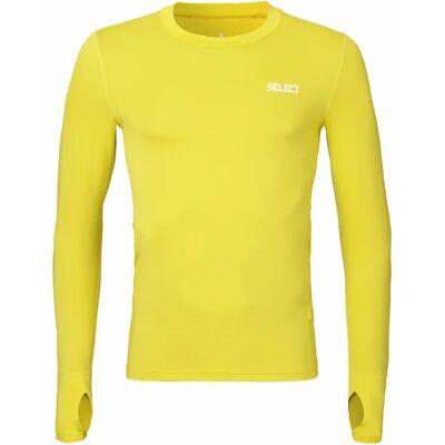 Derbystar T-SHIRT DE COMPRESSION L/S 6902 - Jaune - 10/12 ans - Compression Shirt - Publicité Derbystar T-SHIRT DE COMPRESSION L/S 6902 - Jaune - 10/12 ans - Compression Shirt - Publicité