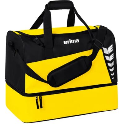Sac de sport avec compartiment inférieur Erima Six Wings Jaune M - Publicité Sac de sport avec compartiment inférieur Erima Six Wings Jaune M - Publicité