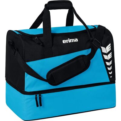 Sac de sport avec compartiment inférieur Erima Six Wings Bleu M - Publicité Sac de sport avec compartiment inférieur Erima Six Wings Bleu M - Publicité
