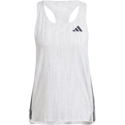 adidas Adizero Débardeur Blanc pour Course - Running - Publicité adidas Adizero Débardeur Blanc pour Course - Running - Publicité