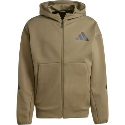 adidas Z.N.E. Veste de survêtement à capuche entièrement zippée - Vert - Homme - Publicité adidas Z.N.E. Veste de survêtement à capuche entièrement zippée - Vert - Homme - Publicité