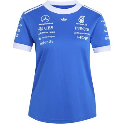 Maillot femme adidas Mercedes AMG Petronas de Formula 1 Team Blue Wonder Bleu M - Publicité Maillot femme adidas Mercedes AMG Petronas de Formula 1 Team Blue Wonder Bleu M - Publicité