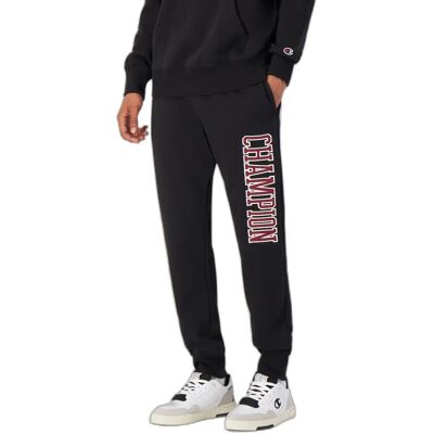 Pantalon de survêtement Champion en molleton lourd noir - Pantalons - Publicité Pantalon de survêtement Champion en molleton lourd noir - Pantalons - Publicité