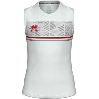 T-shirt de Volleyball Blanc pour Enfants ERREA Divina - 7/8 Ans - Publicité T-shirt de Volleyball Blanc pour Enfants ERREA Divina - 7/8 Ans - Publicité