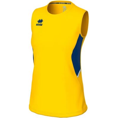 Maillot sans manches Erreà Carry - SINGLET CARRY JR (XS) - Bleu, Jaune, Blanc - Maillot de sport - Publicité Maillot sans manches Erreà Carry - SINGLET CARRY JR (XS) - Bleu, Jaune, Blanc - Maillot de sport - Publicité
