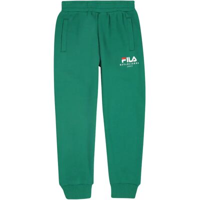 Pantalon de jogging enfant Fila Benna Vert 3/4 ans - Publicité Pantalon de jogging enfant Fila Benna Vert 3/4 ans - Publicité