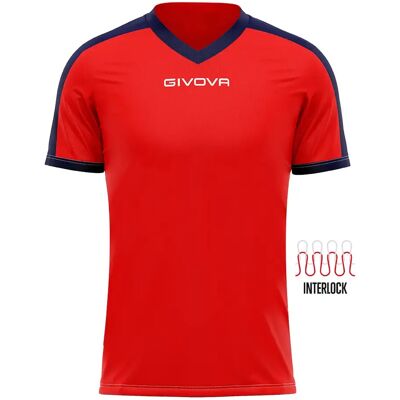 Givova Revolution Interlock MAC041204 Football pour hommes - Toute l'année - Publicité Givova Revolution Interlock MAC041204 Football pour hommes - Toute l'année - Publicité