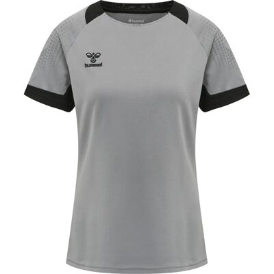 Hummel T-shirt Femmes Lead Poly - Gris - Publicité Hummel T-shirt Femmes Lead Poly - Gris - Publicité