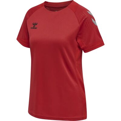 HUMMEL Lead Poly Rouge - T-Shirt Femmes - Vêtements de Sport - Publicité HUMMEL Lead Poly Rouge - T-Shirt Femmes - Vêtements de Sport - Publicité