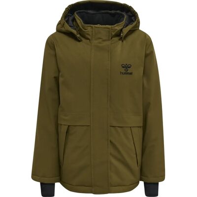 Veste d'hiver Hummel Olive Foncé - Matériau Recyclé - Publicité Veste d'hiver Hummel Olive Foncé - Matériau Recyclé - Publicité