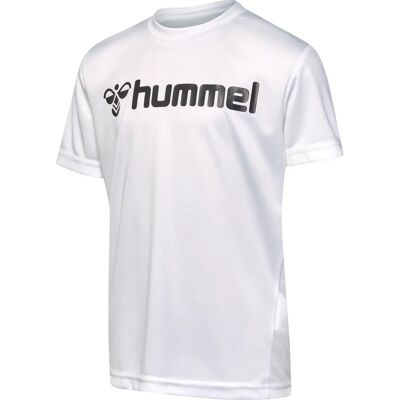 Hummel Logo Enfant blanc 152 - T-Shirt - Publicité Hummel Logo Enfant blanc 152 - T-Shirt - Publicité