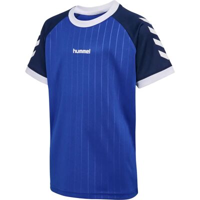 Maillot à rayures enfant Hummel Bleu 13/14 ans - Publicité Maillot à rayures enfant Hummel Bleu 13/14 ans - Publicité