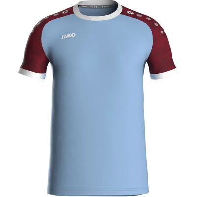 JAKO Maillot Enfant Iconic KA - unisex - bleu clair/bordeaux - 128 - Publicité JAKO Maillot Enfant Iconic KA - unisex - bleu clair/bordeaux - 128 - Publicité