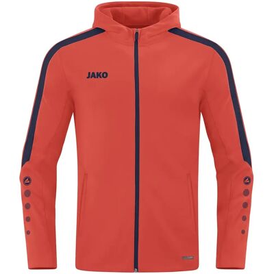 Veste de survêtement à capuche femme Jako Power Orange 40 - Publicité Veste de survêtement à capuche femme Jako Power Orange 40 - Publicité
