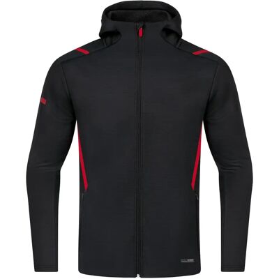 Veste de survêtement à capuche de loisir Jako Challenge Noir 4XL - Publicité Veste de survêtement à capuche de loisir Jako Challenge Noir 4XL - Publicité