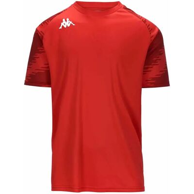 T-Shirt Rouge Daverno KAPPA à Manche Courte - Vêtements de Sport - Publicité T-Shirt Rouge Daverno KAPPA à Manche Courte - Vêtements de Sport - Publicité