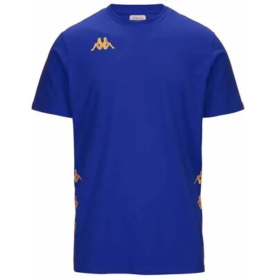 T-Shirt Kappa Giovo Bleu Saphir à Manches Courtes - Homme - Publicité T-Shirt Kappa Giovo Bleu Saphir à Manches Courtes - Homme - Publicité